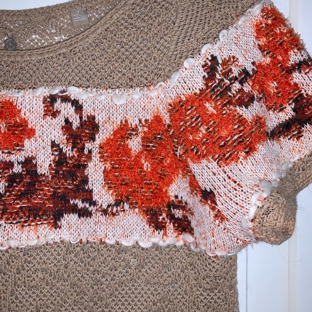 Anthropologie Banded Bouquets Tunic Sweater - Picture 12 of 16